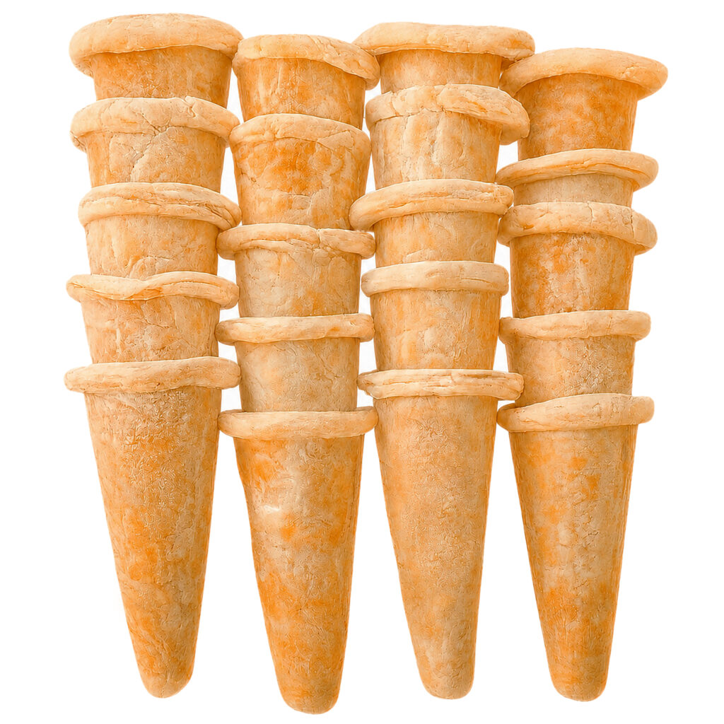 20 Maxi Pizza Cones large ready-to-fill pizza cone shells