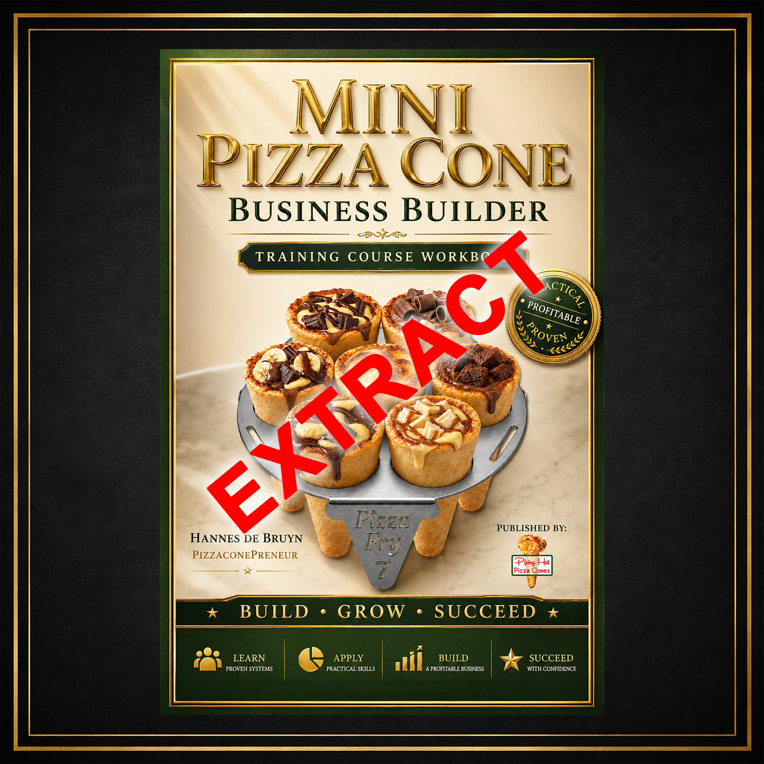 Mini Pizza Cone Business Builder E-Workbook Preview